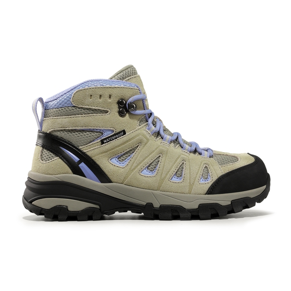 [Seeker] Women's Waterproof Hiking Boots - BEIGE/PURPLE - 2